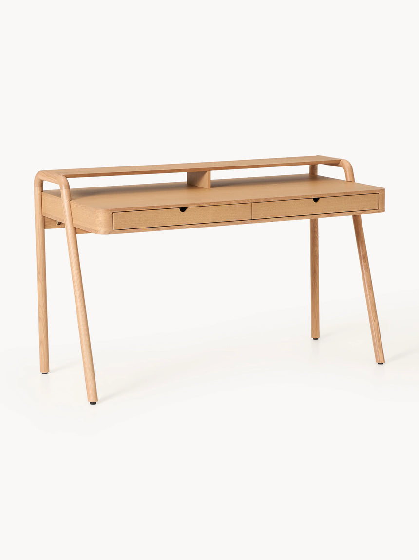 Adel Çekmeceli Ahşap Çalışma Masası Dişbudak