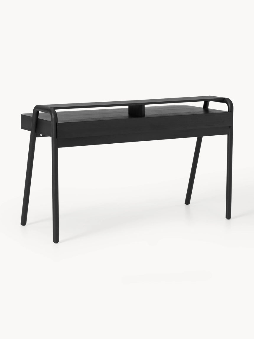 Adel Çekmeceli Ahşap Çalışma Masası Siyah