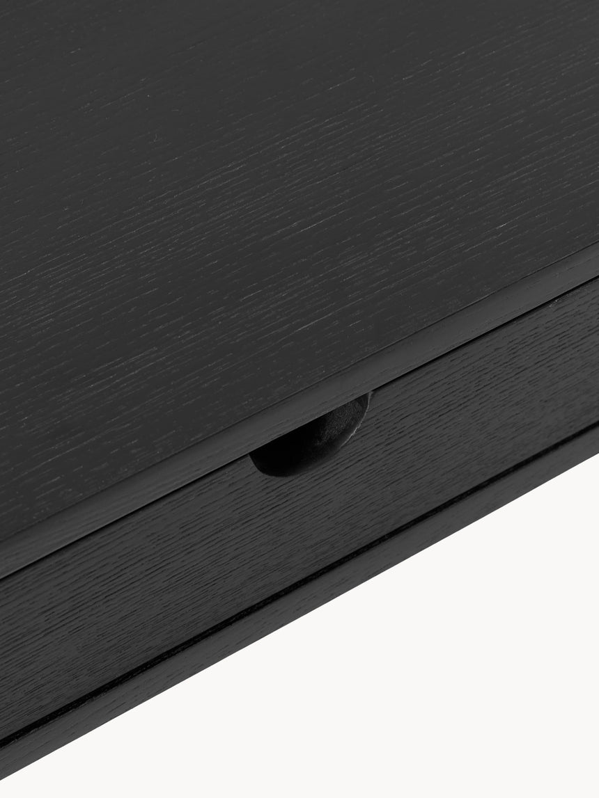 Adel Çekmeceli Ahşap Çalışma Masası Siyah