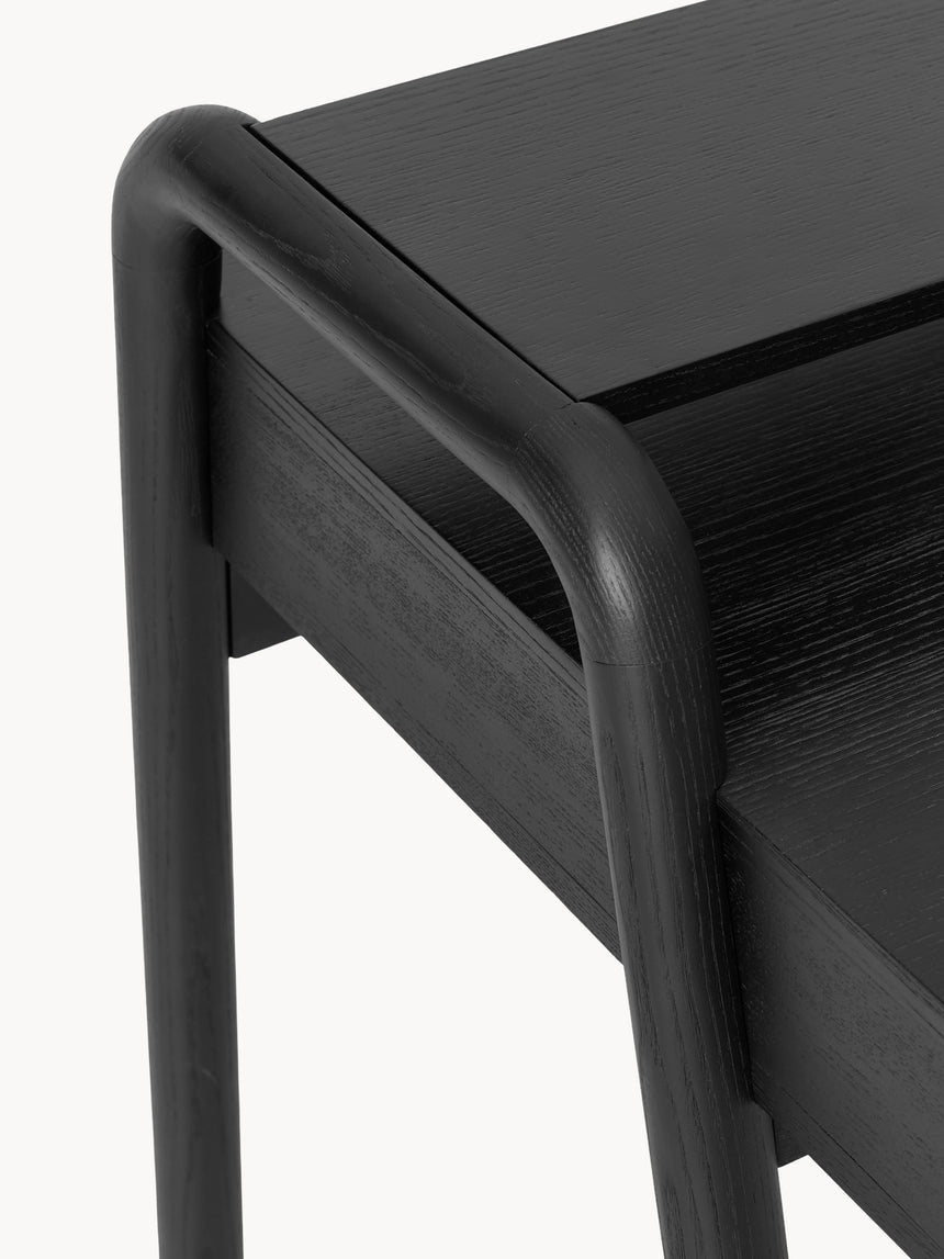 Adel Çekmeceli Ahşap Çalışma Masası Siyah