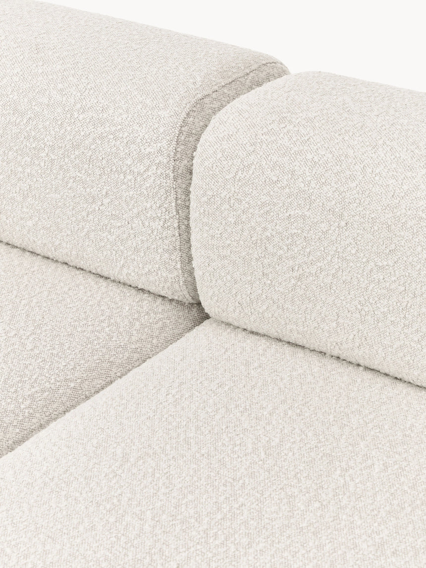 Apple Dörtlü Koltuk Kırık Beyaz Bukle