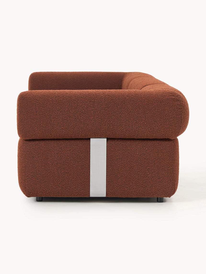 Apple Dörtlü Koltuk Terakota Bukle