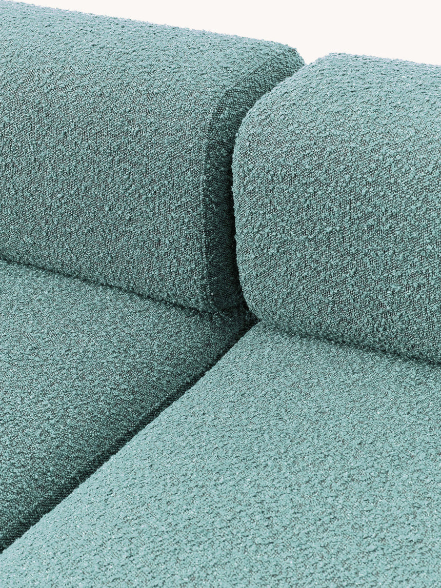 Apple Dörtlü Koltuk Turkuaz Bukle