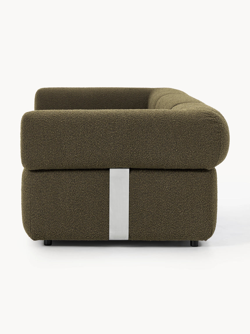 Apple Dörtlü Koltuk Zeytin Yeşili Bukle