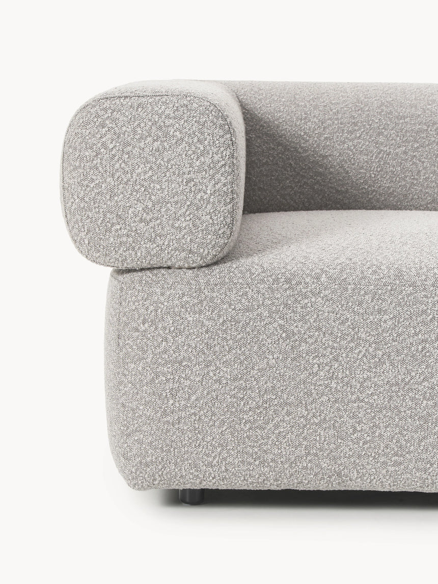 Apple Üçlü Koltuk Gri Bukle