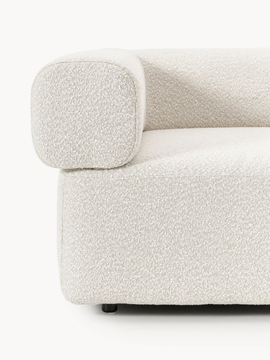 Apple Üçlü Koltuk Kırık Beyaz Bukle