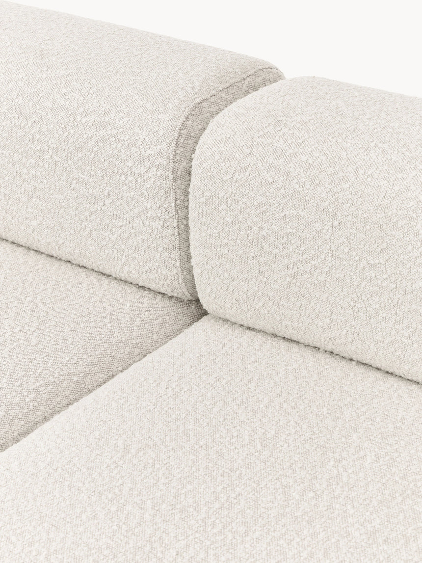 Apple Üçlü Koltuk Kırık Beyaz Bukle