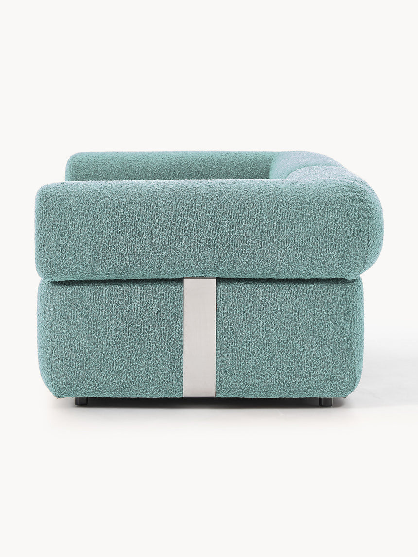 Apple Üçlü Koltuk Turkuaz Bukle