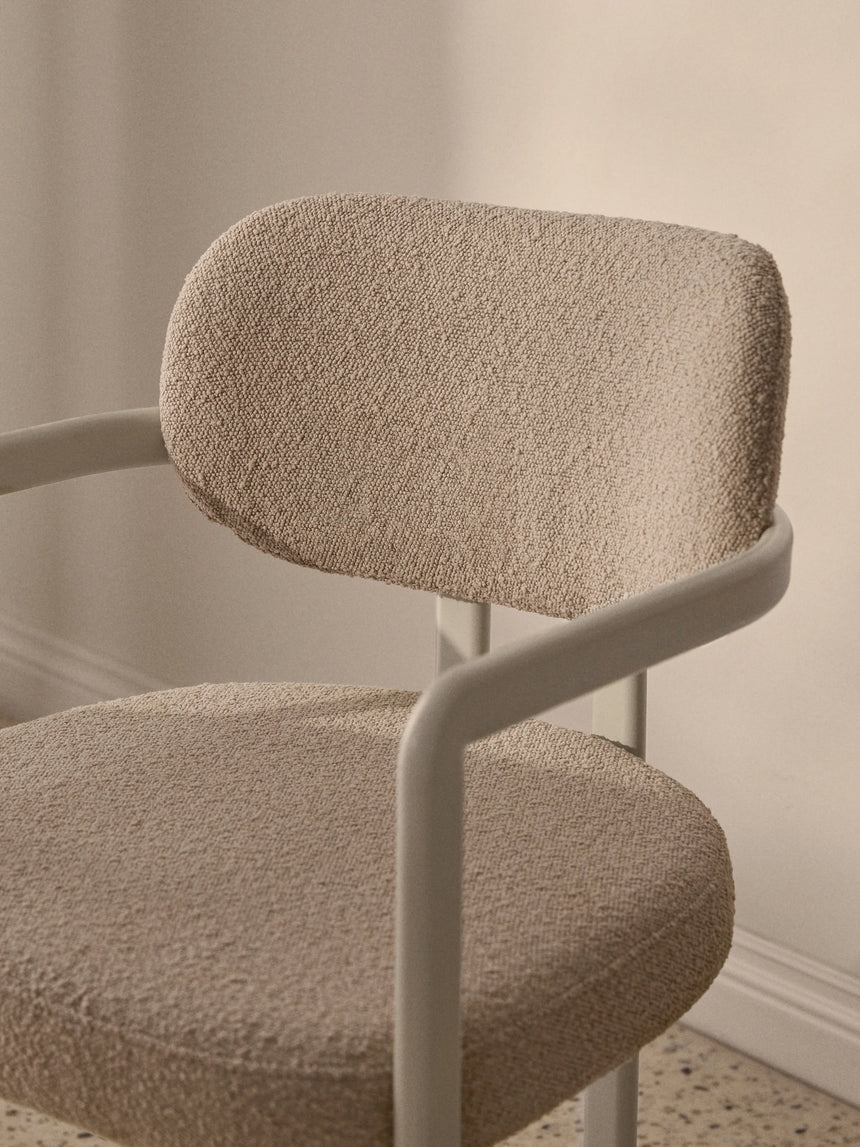 Austral Metal Sandalye Bej Bukle Bej Ayaklı