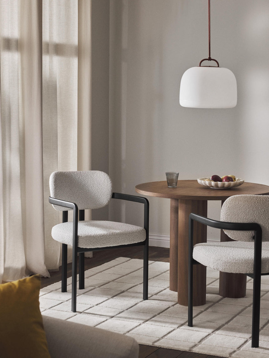 Austral Metal Sandalye Kırık Beyaz Bukle