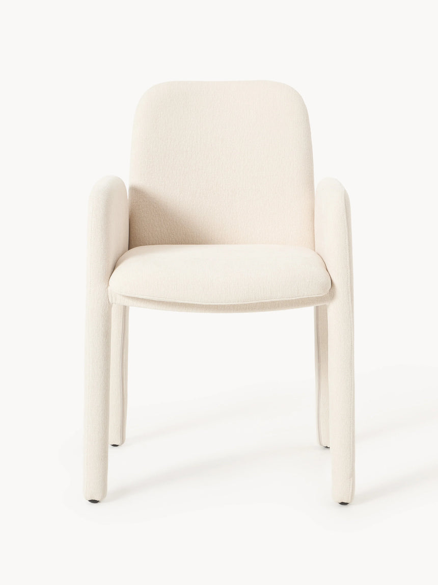 Badoo Kumaş Sandalye Açık Bej Keten