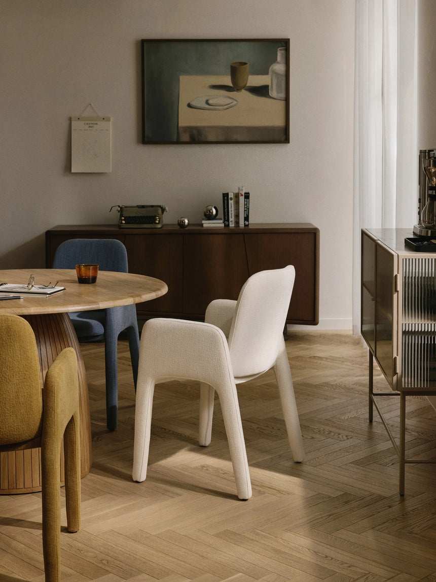 Badoo Kumaş Sandalye Açık Bej Keten