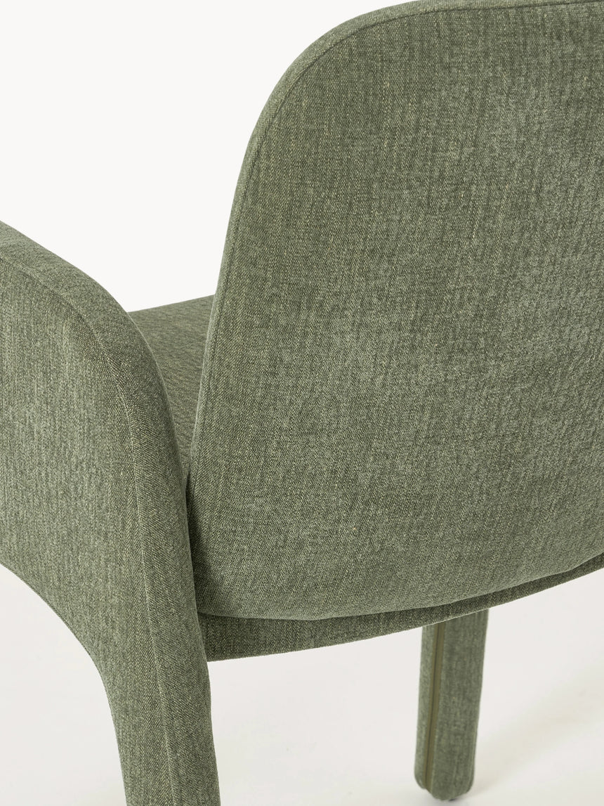 Badoo Kumaş Sandalye Zeytin Yeşili Keten