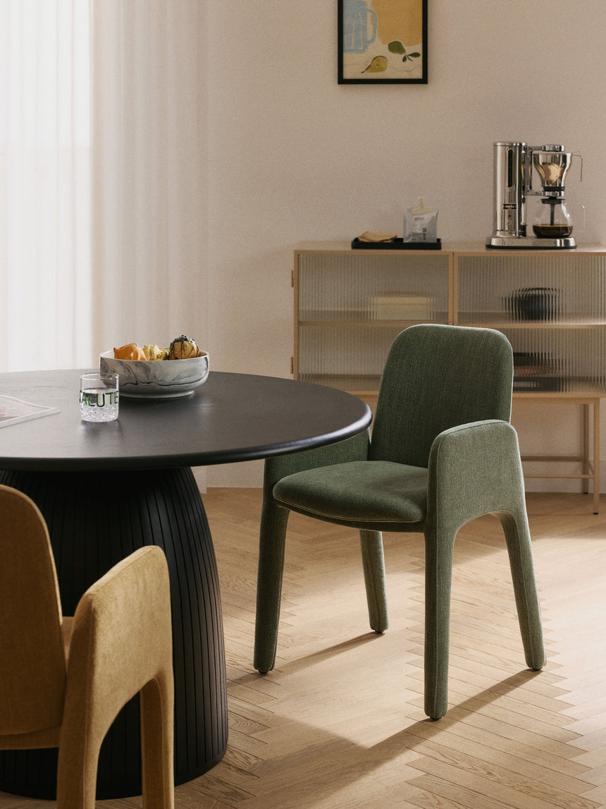 Badoo Kumaş Sandalye Zeytin Yeşili Keten