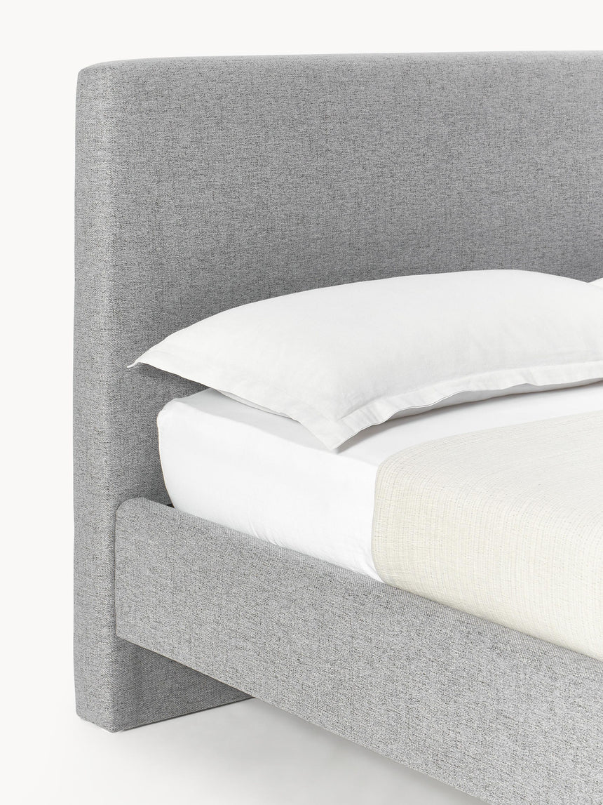 Basic Çift Kişilik Karyola Gri