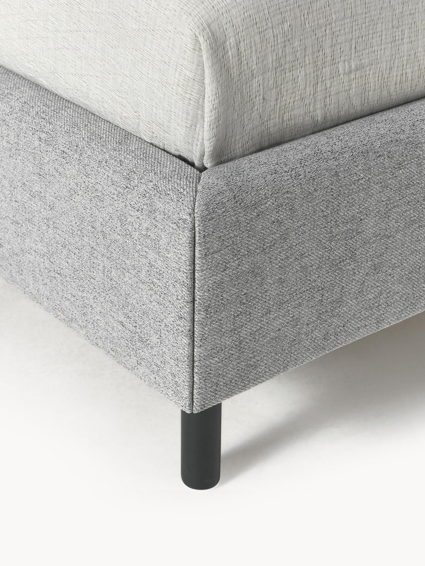 Basic Çift Kişilik Karyola Gri