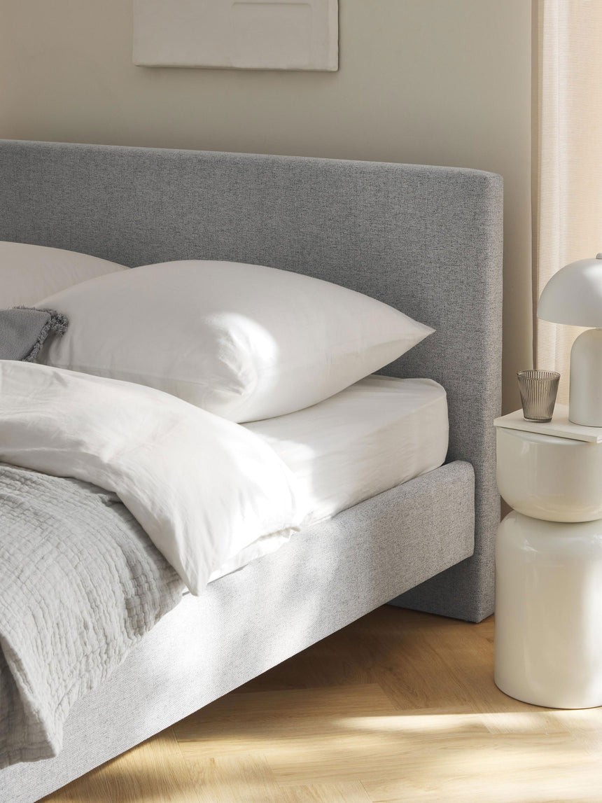 Basic Çift Kişilik Karyola Gri