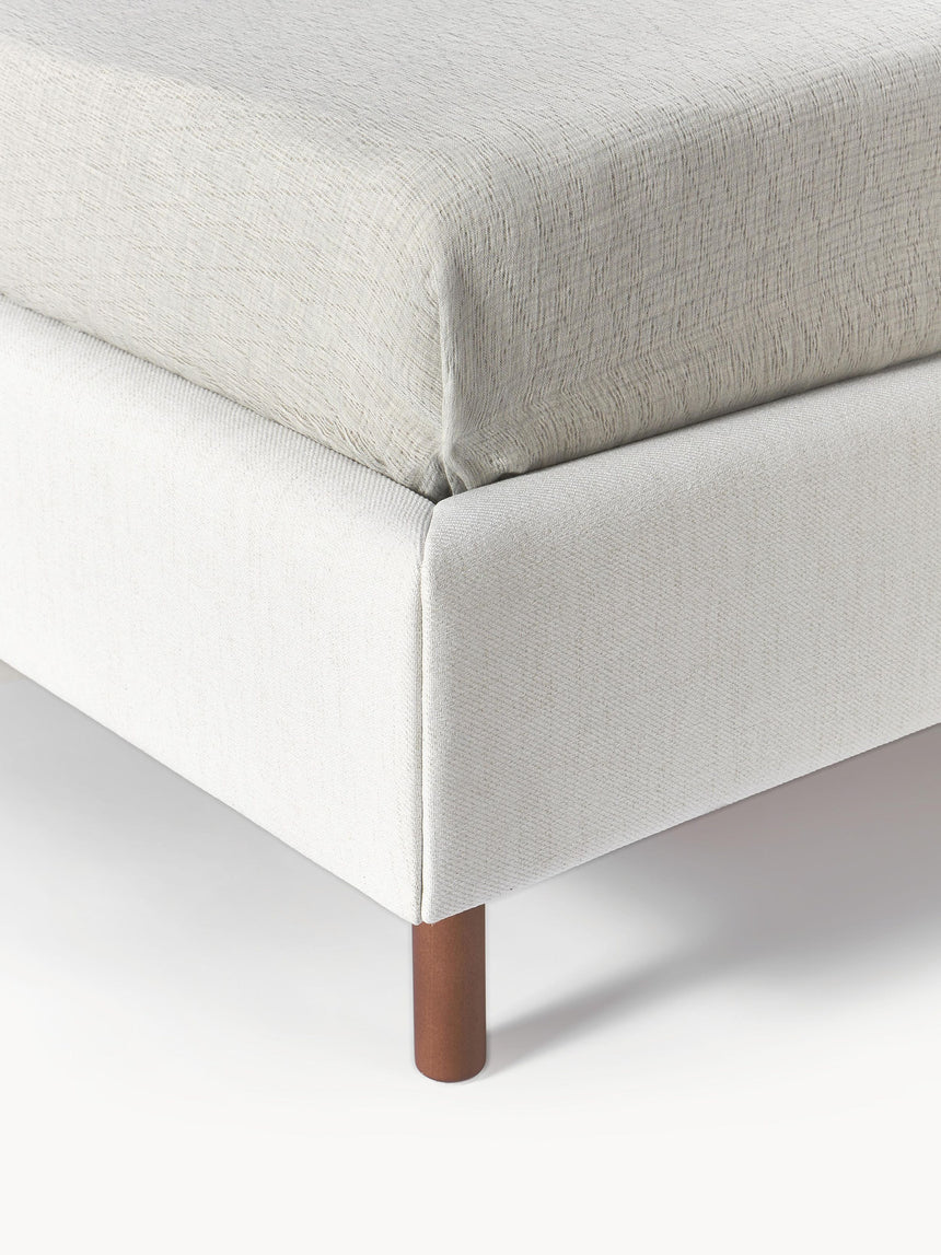 Basic Çift Kişilik Karyola Kırık Beyaz