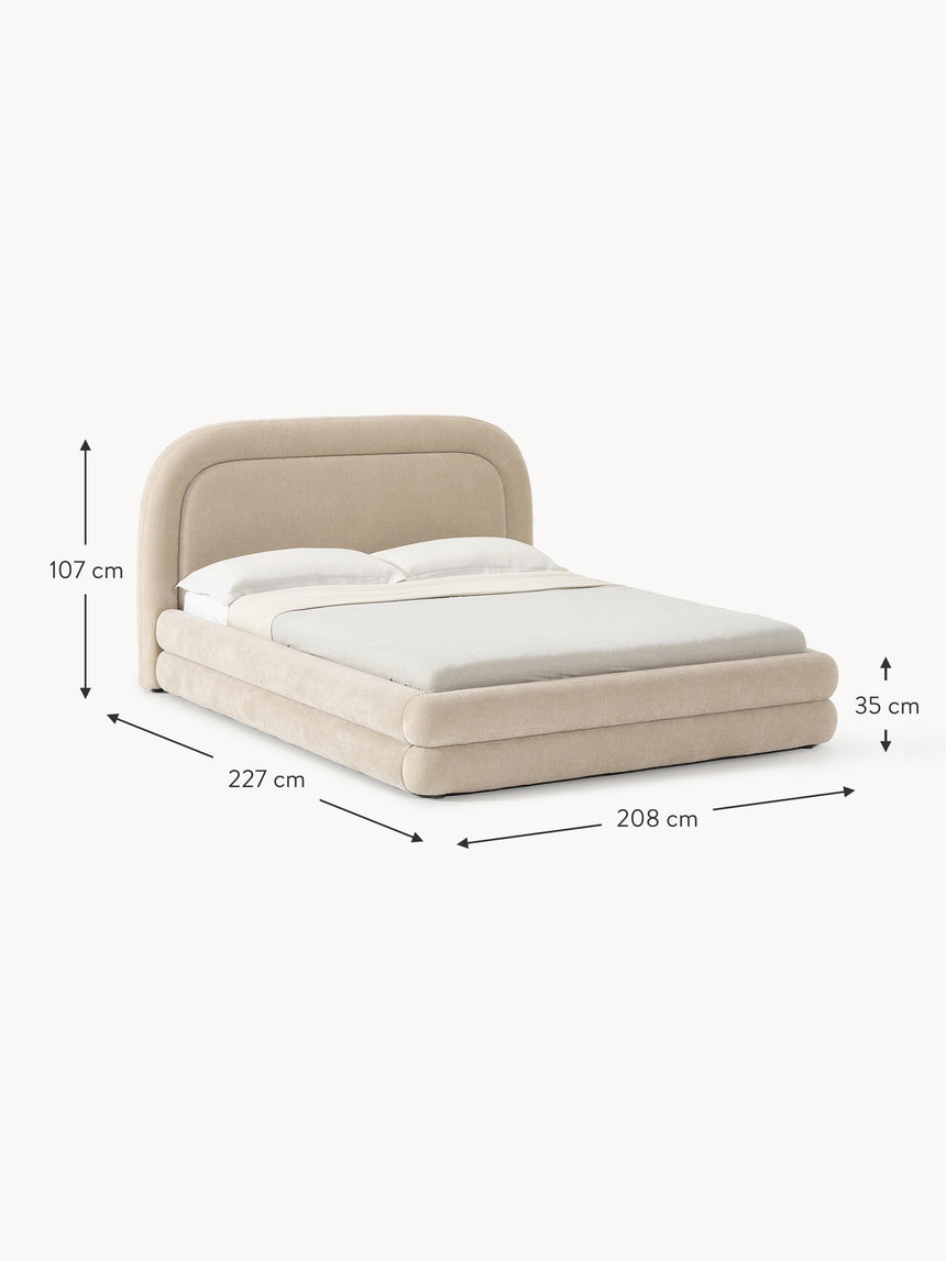 Beko Çift Kişilik Karyola Açık Bej