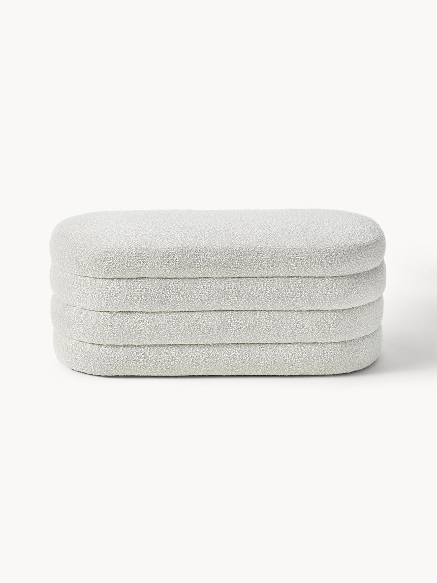 Beko Elips Puf Krem Bukle