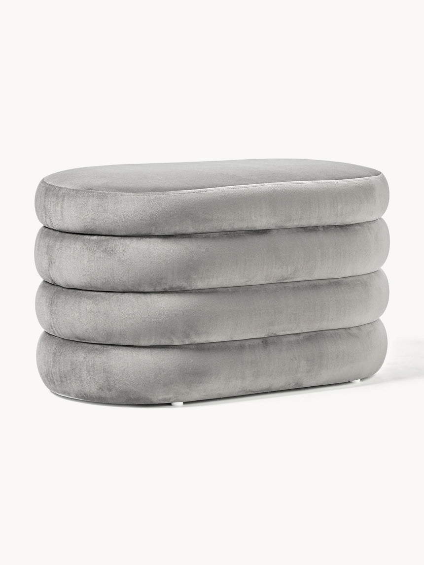 Beko Elips Sandık Puf Gri