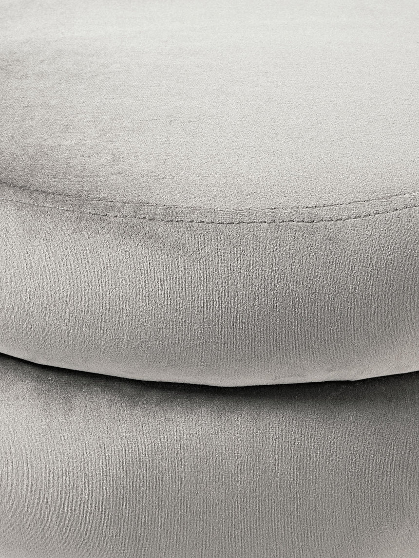 Beko Elips Sandık Puf Gri