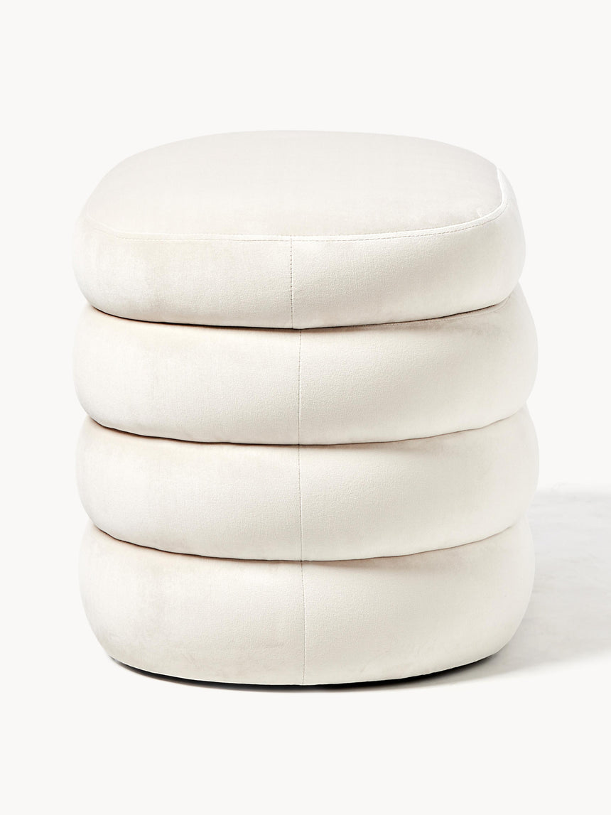 Beko Elips Sandık Puf Krem