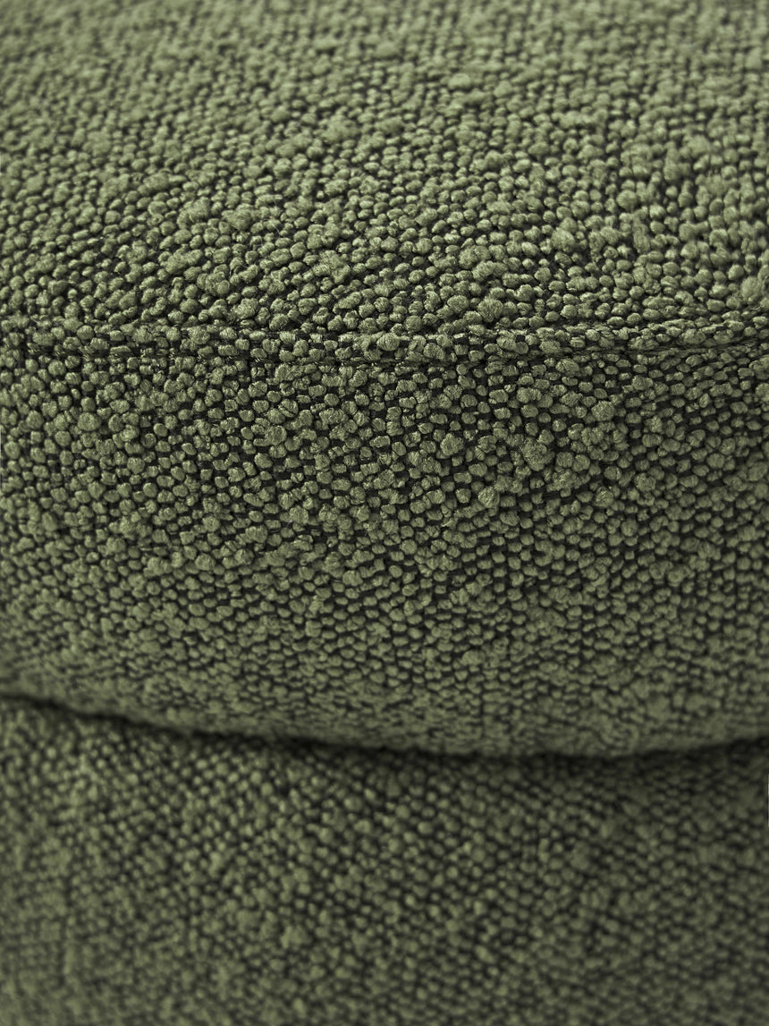 Beko Silindir Puf Koyu Yeşil Bukle