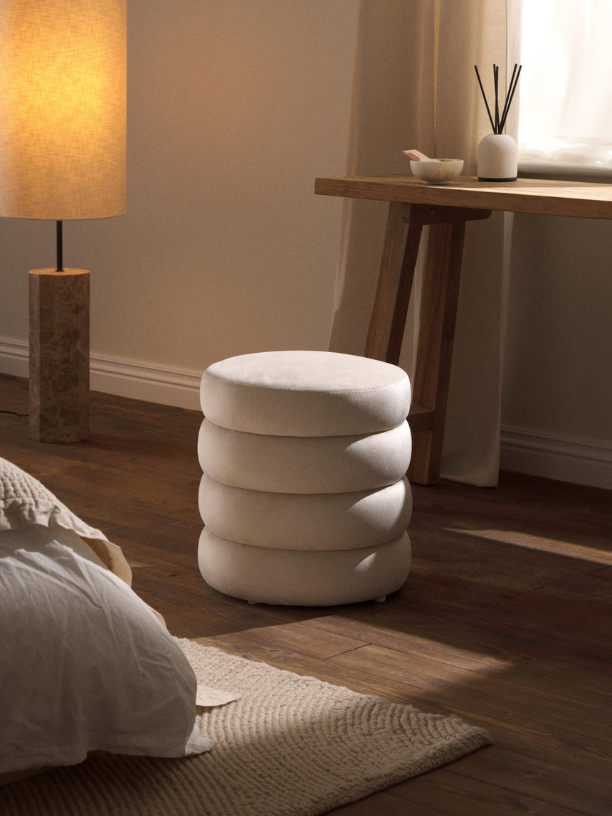 Beko Silindir Puf Krem