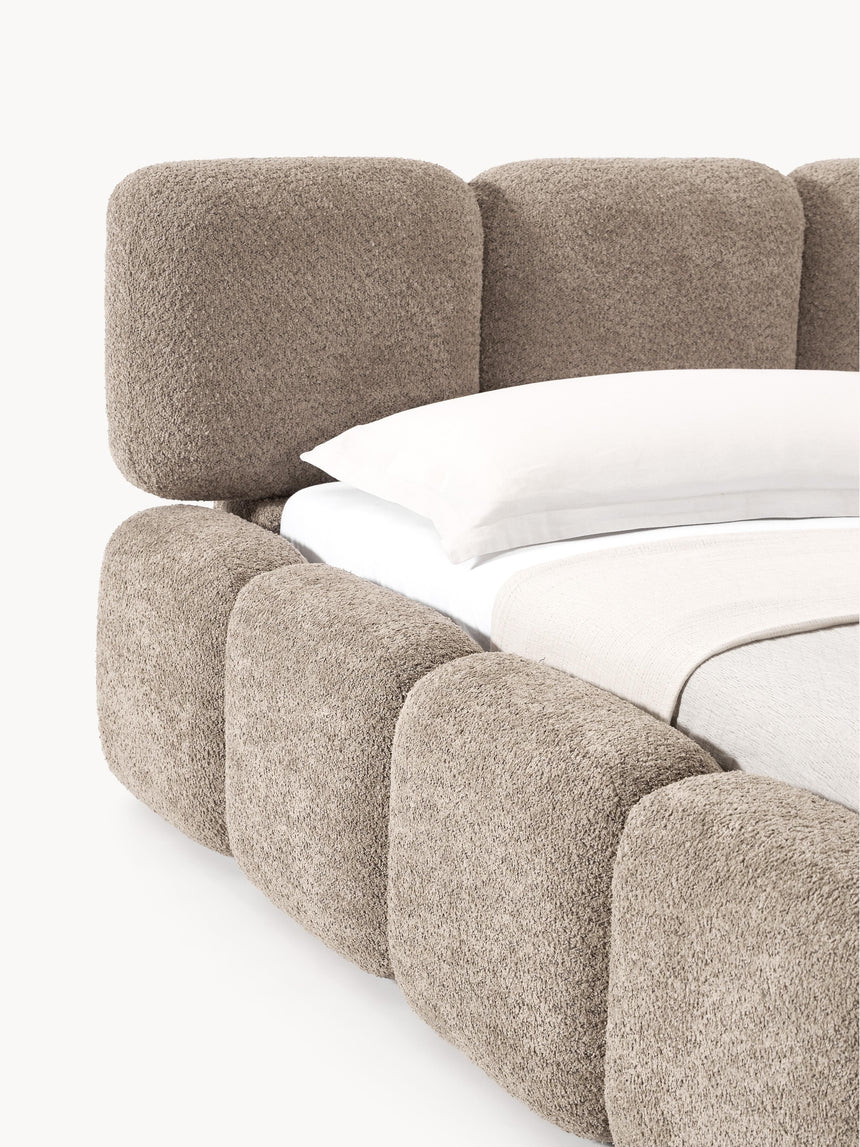 Bom Çift Kişilik Karyola Kahve Teddy