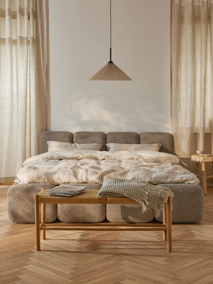 Bom Çift Kişilik Karyola Kahve Teddy