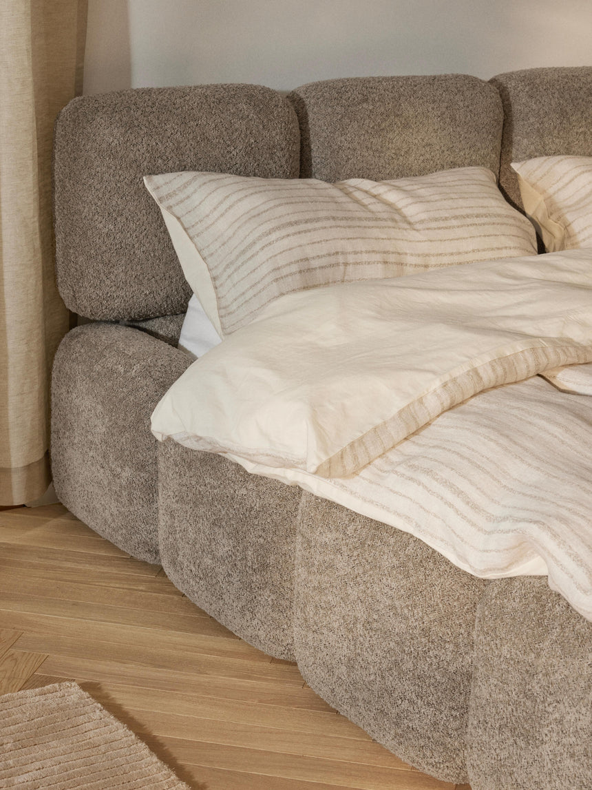 Bom Çift Kişilik Karyola Kahve Teddy