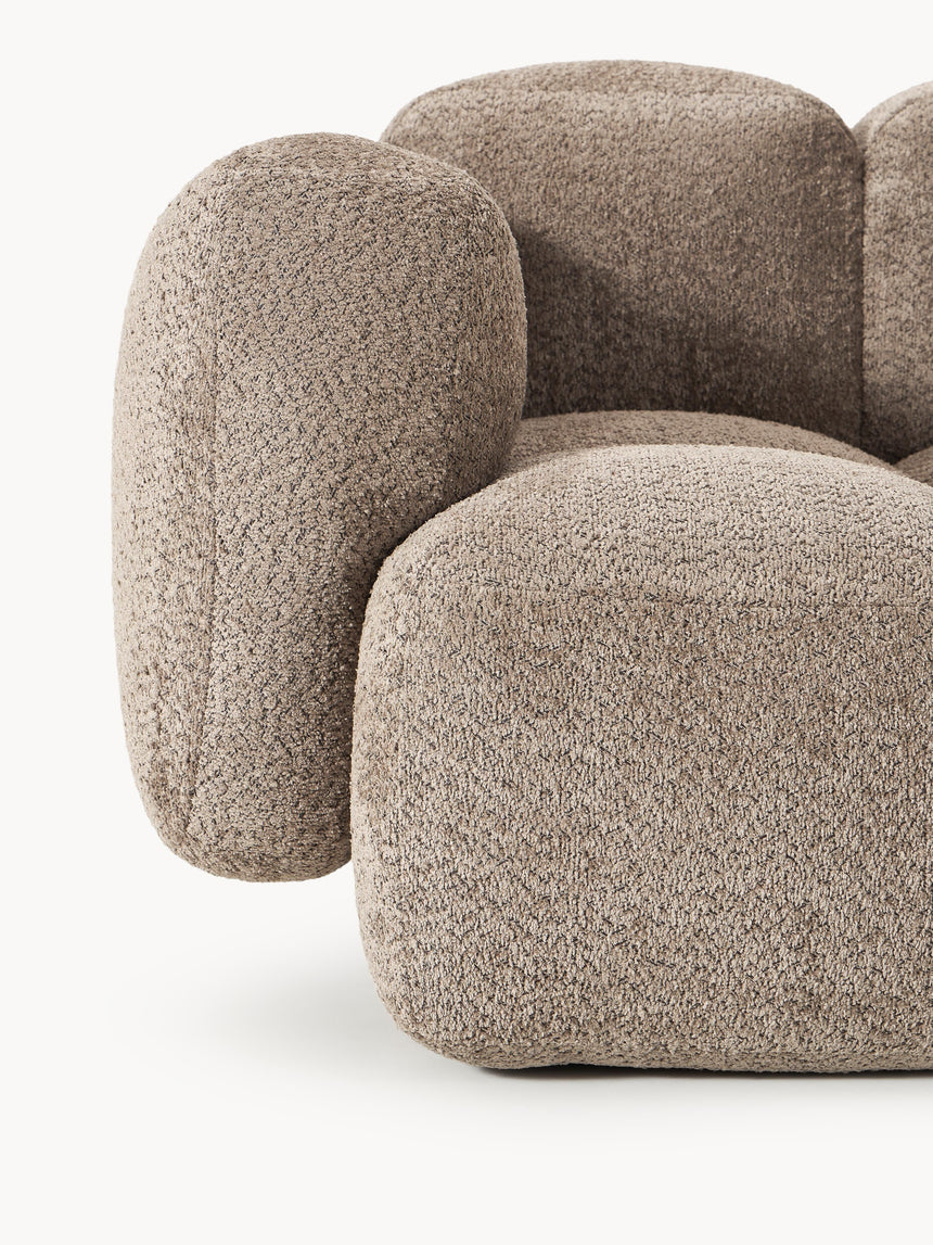 Bom Dörtlü Koltuk Kahve Teddy