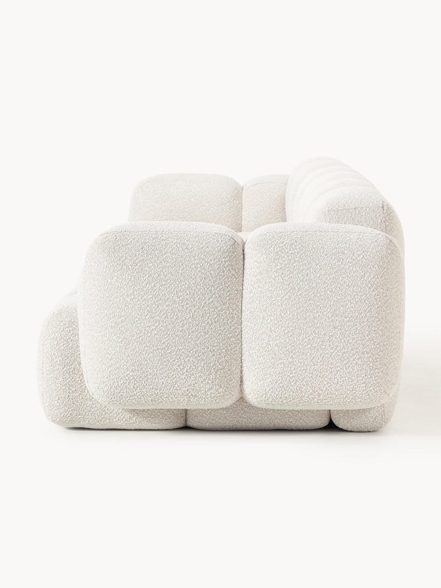 Bom Dörtlü Koltuk Kırık Beyaz Bukle