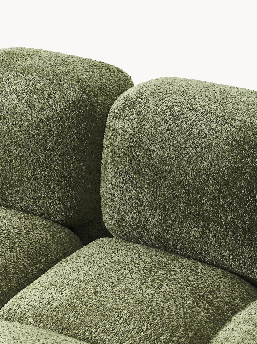 Bom Dörtlü Koltuk Yeşil Teddy