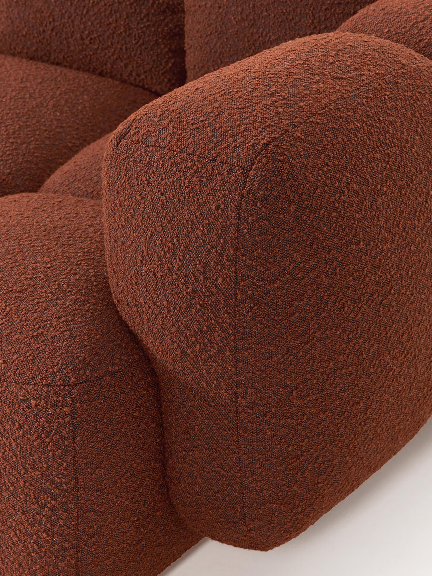 Bom Köşe Koltuk Terakota Bukle