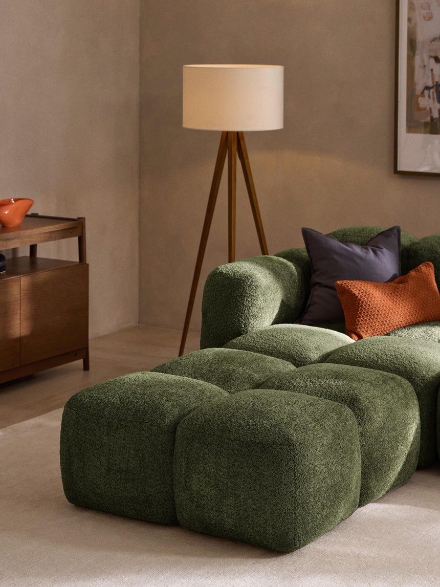 Bom Köşe Koltuk Yeşil Teddy