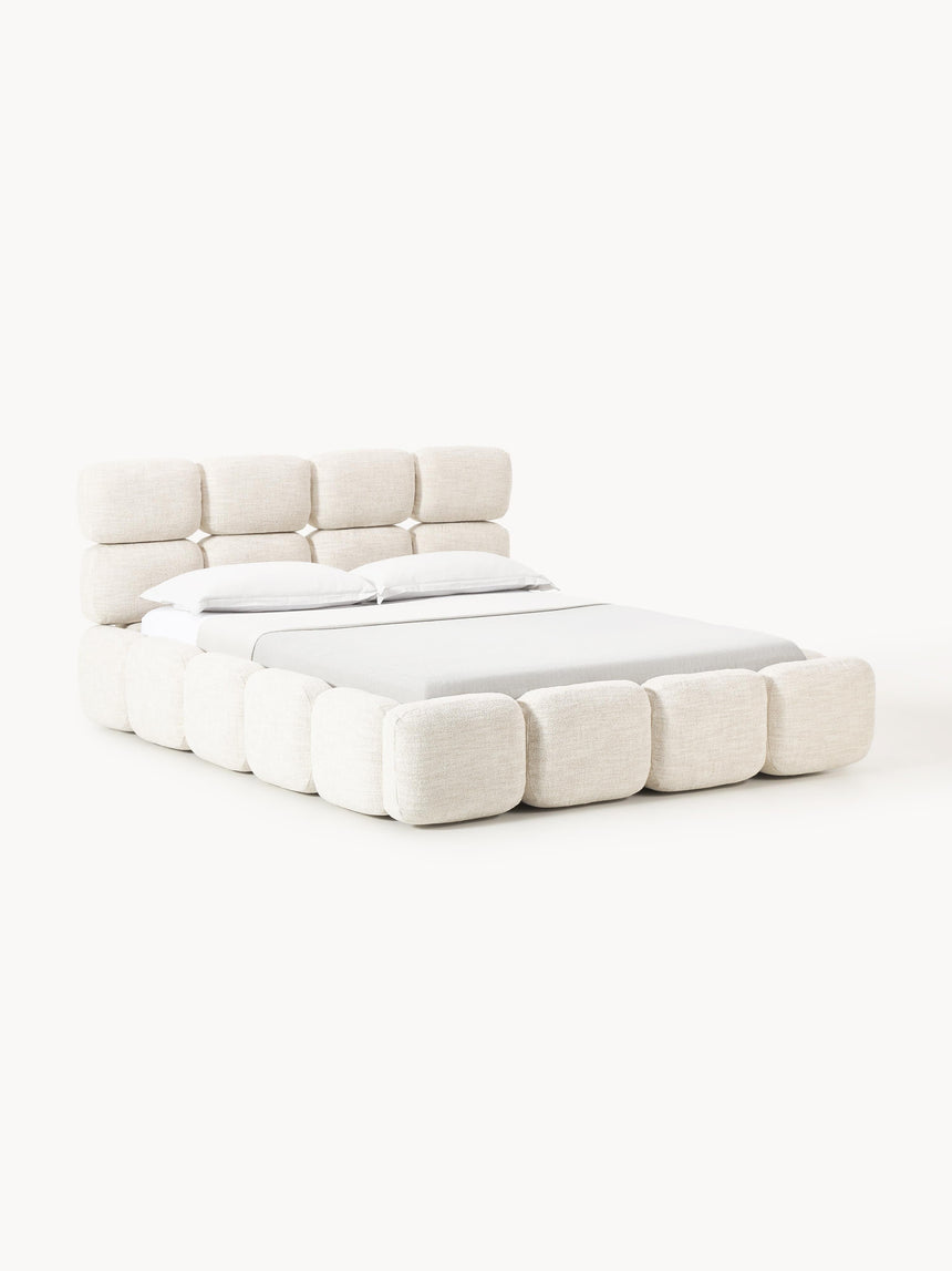 Bom Plus Çift Kişilik Karyola Açık Bej Bukle