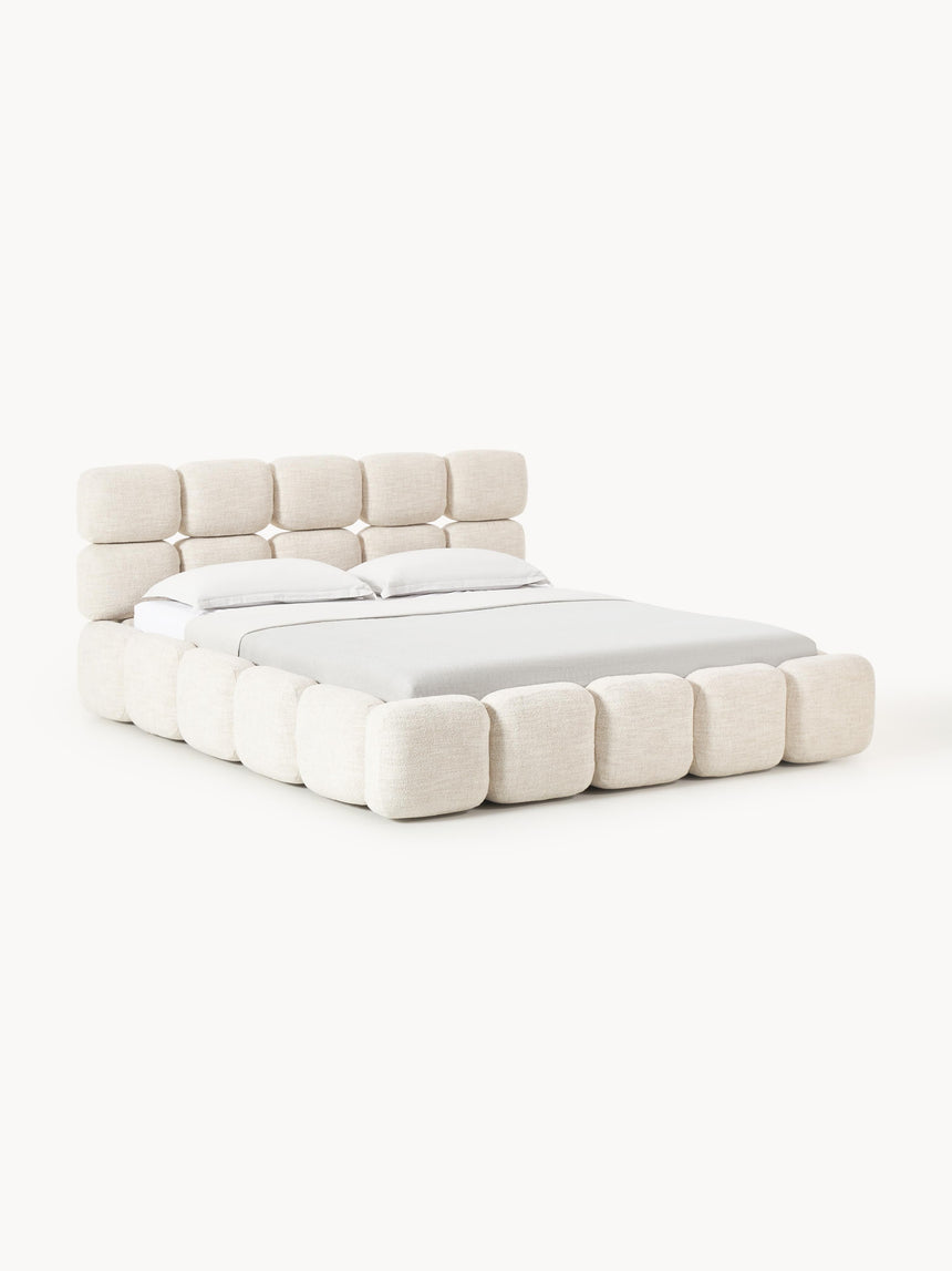 Bom Plus Çift Kişilik Karyola Açık Bej Bukle