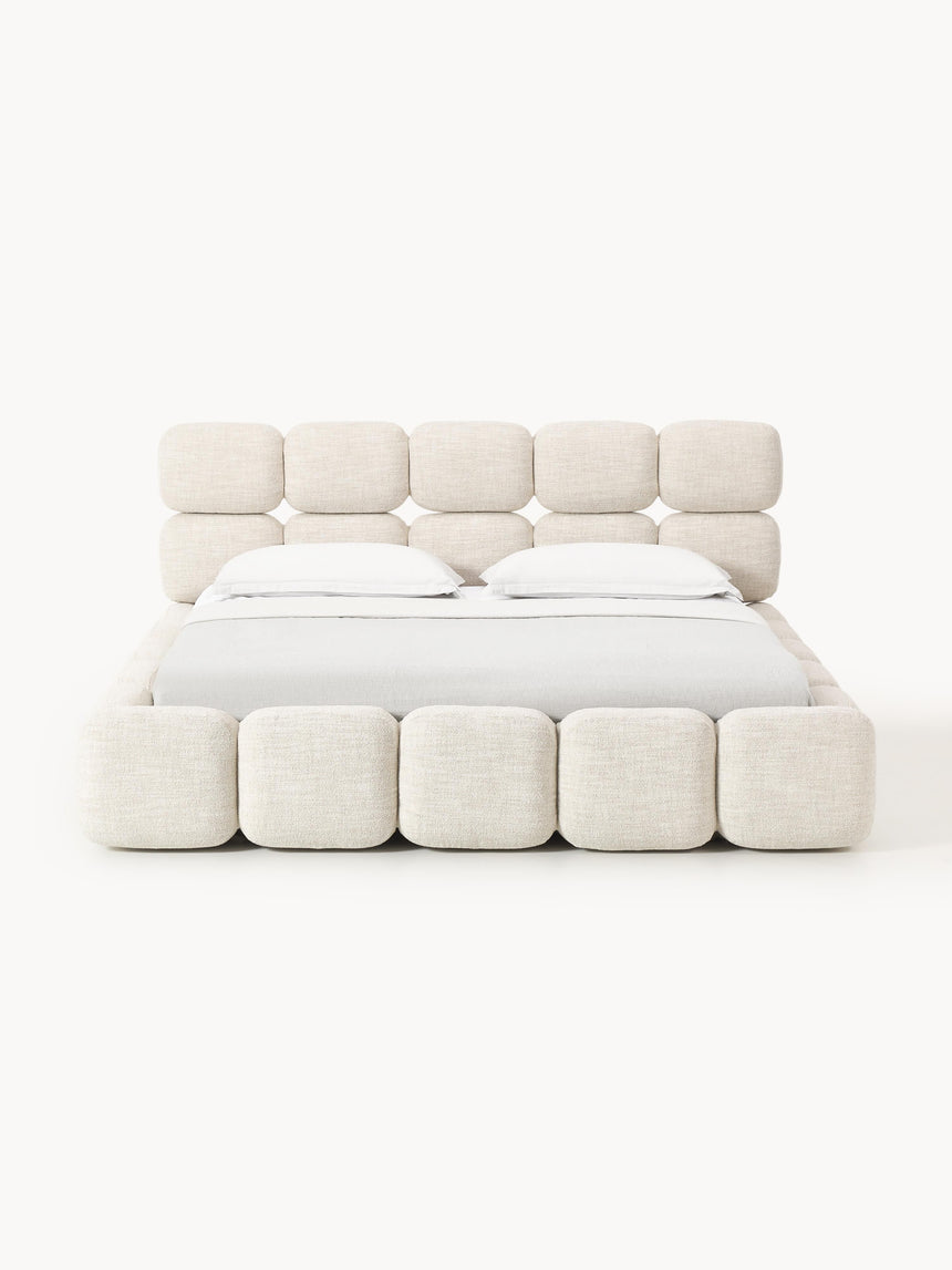 Bom Plus Çift Kişilik Karyola Açık Bej Bukle