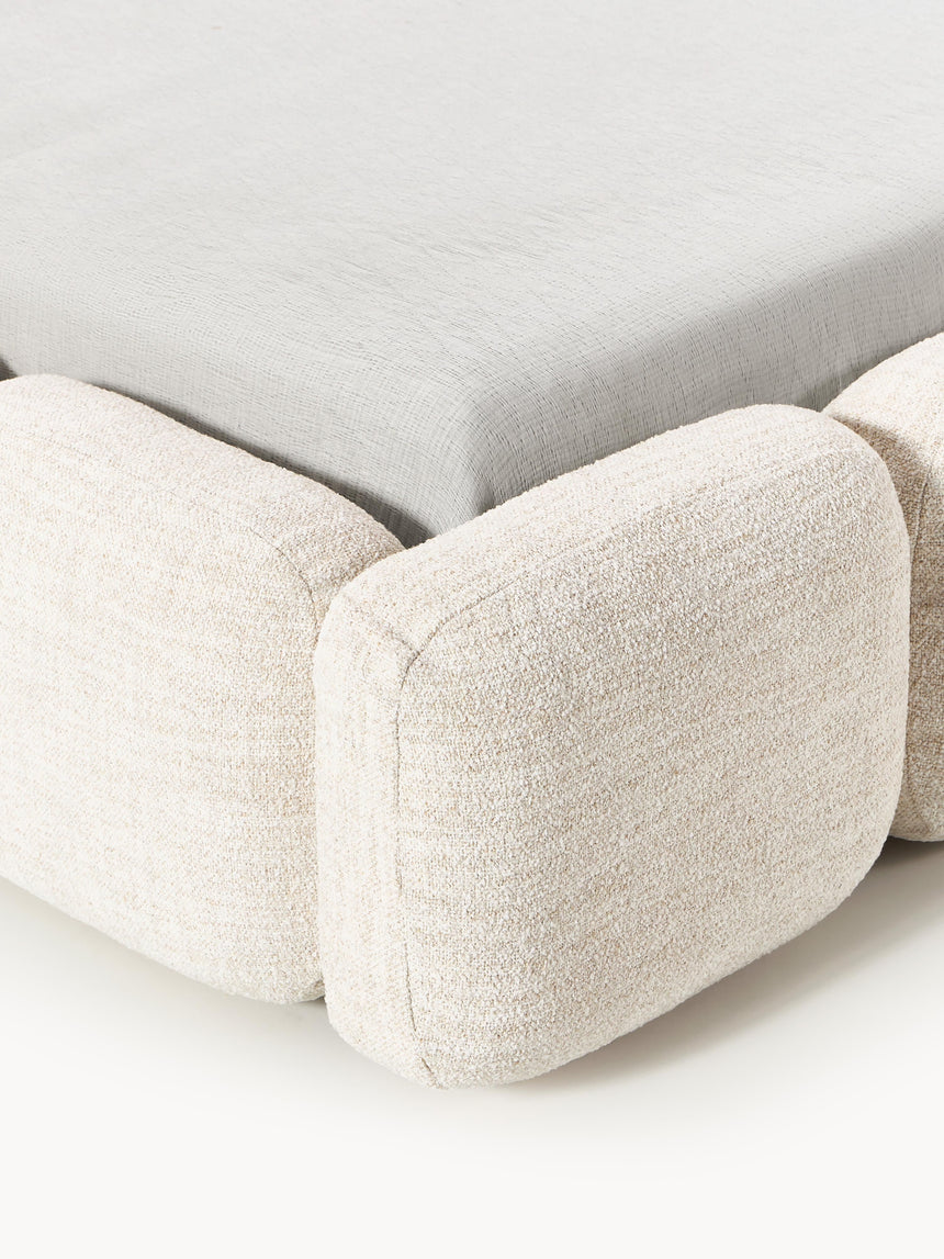 Bom Plus Çift Kişilik Karyola Açık Bej Bukle