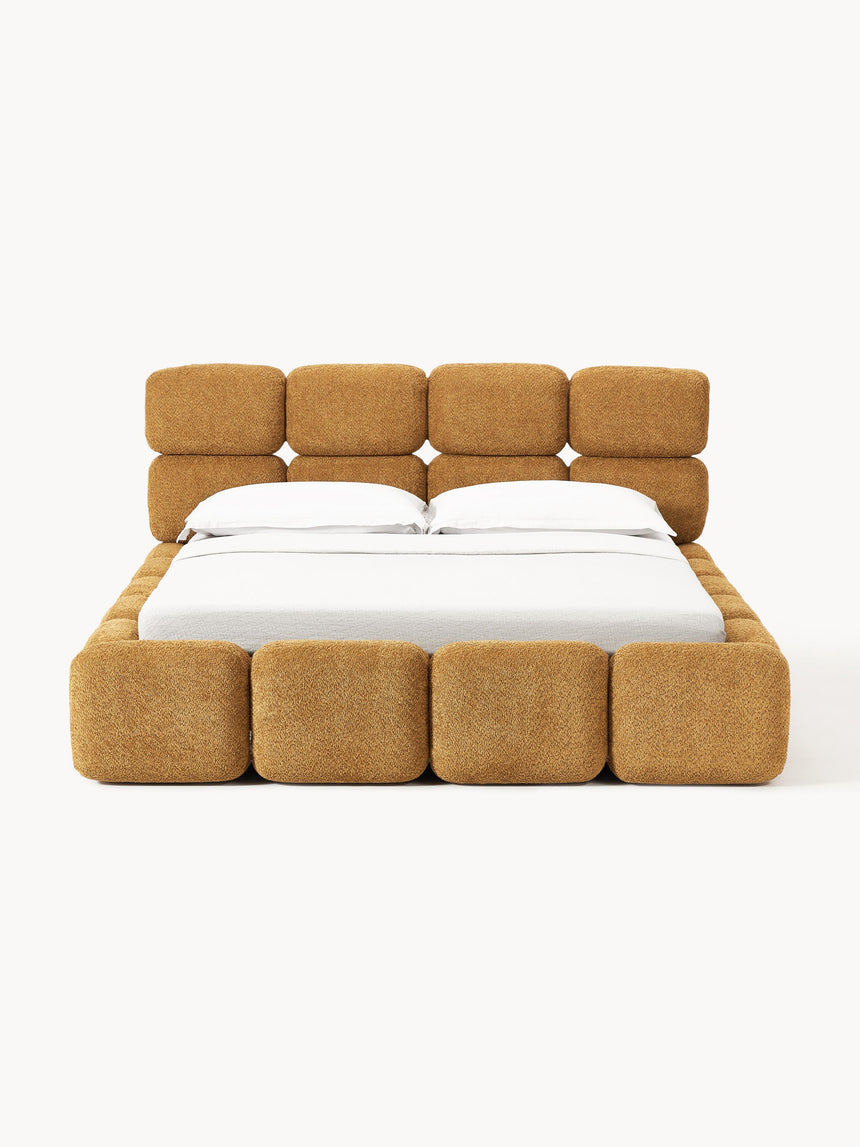 Bom Plus Çift Kişilik Karyola Hardal Teddy