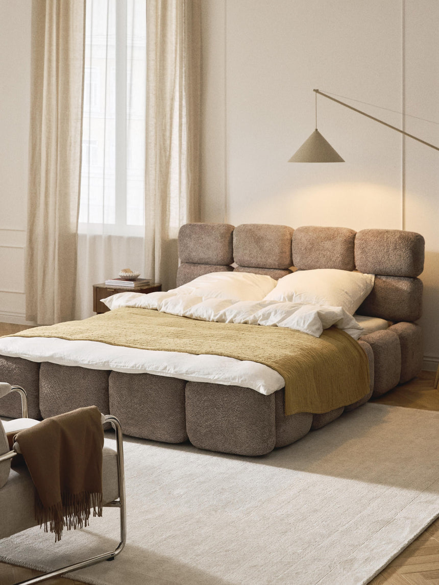 Bom Plus Çift Kişilik Karyola Kahve Teddy