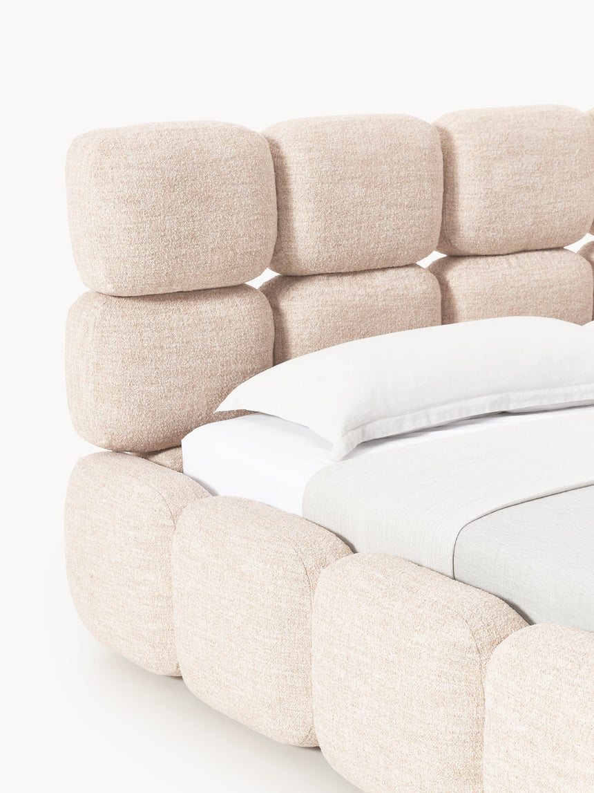 Bom Plus Çift Kişilik Karyola Şeftali Bukle