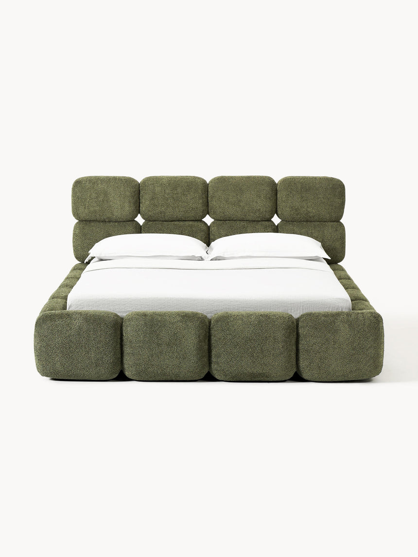 Bom Plus Çift Kişilik Karyola Yeşil Teddy