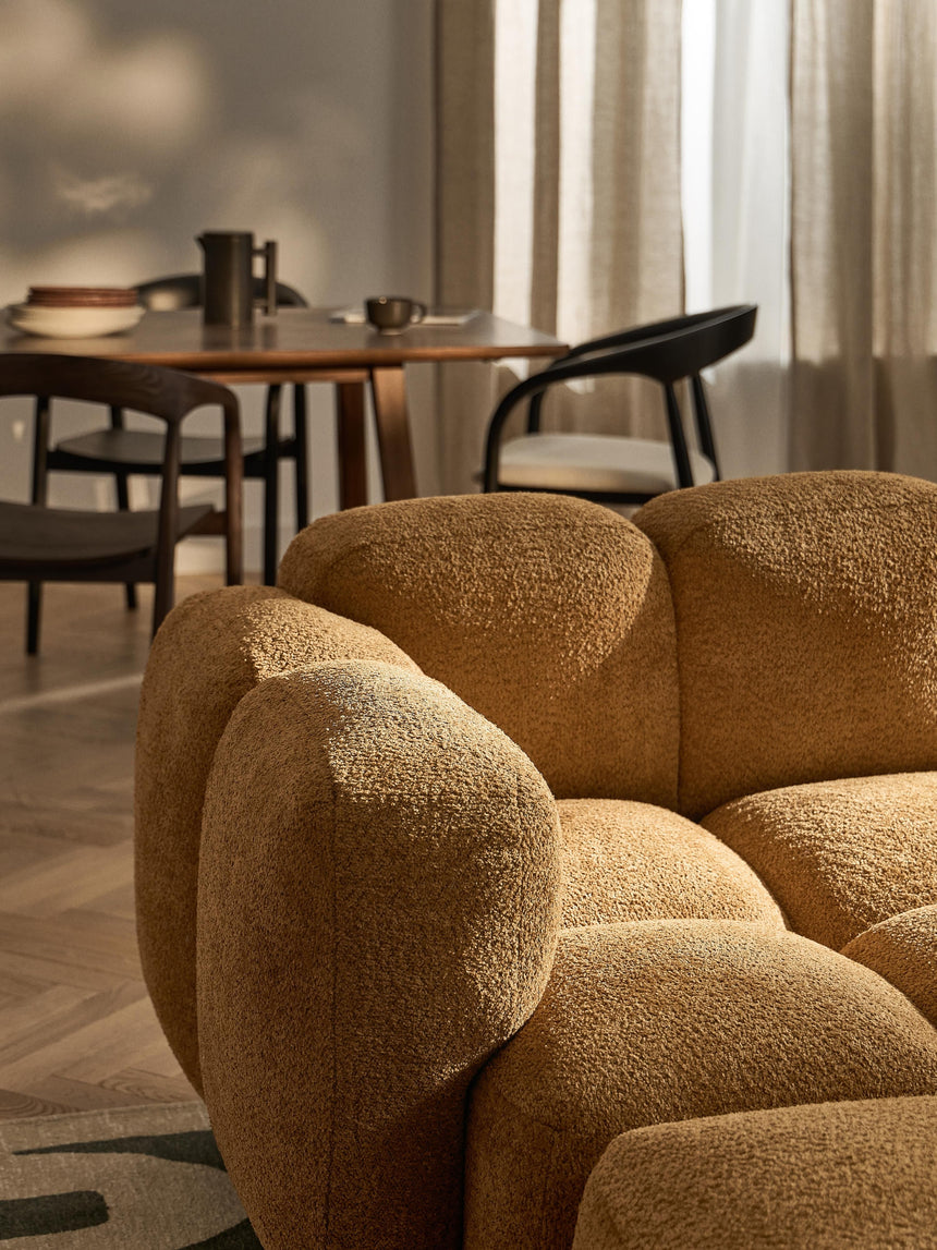 Bom Plus Köşe Koltuk Hardal Teddy