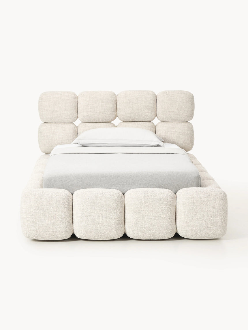 Bom Plus Tek Kişilik Karyola Açık Bej Bukle