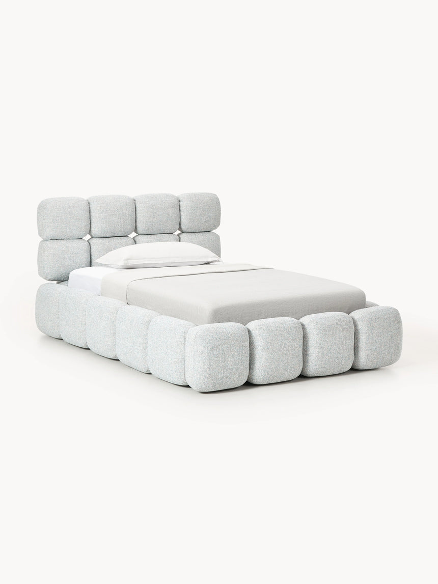 Bom Plus Tek Kişilik Karyola Açık Mavi Bukle