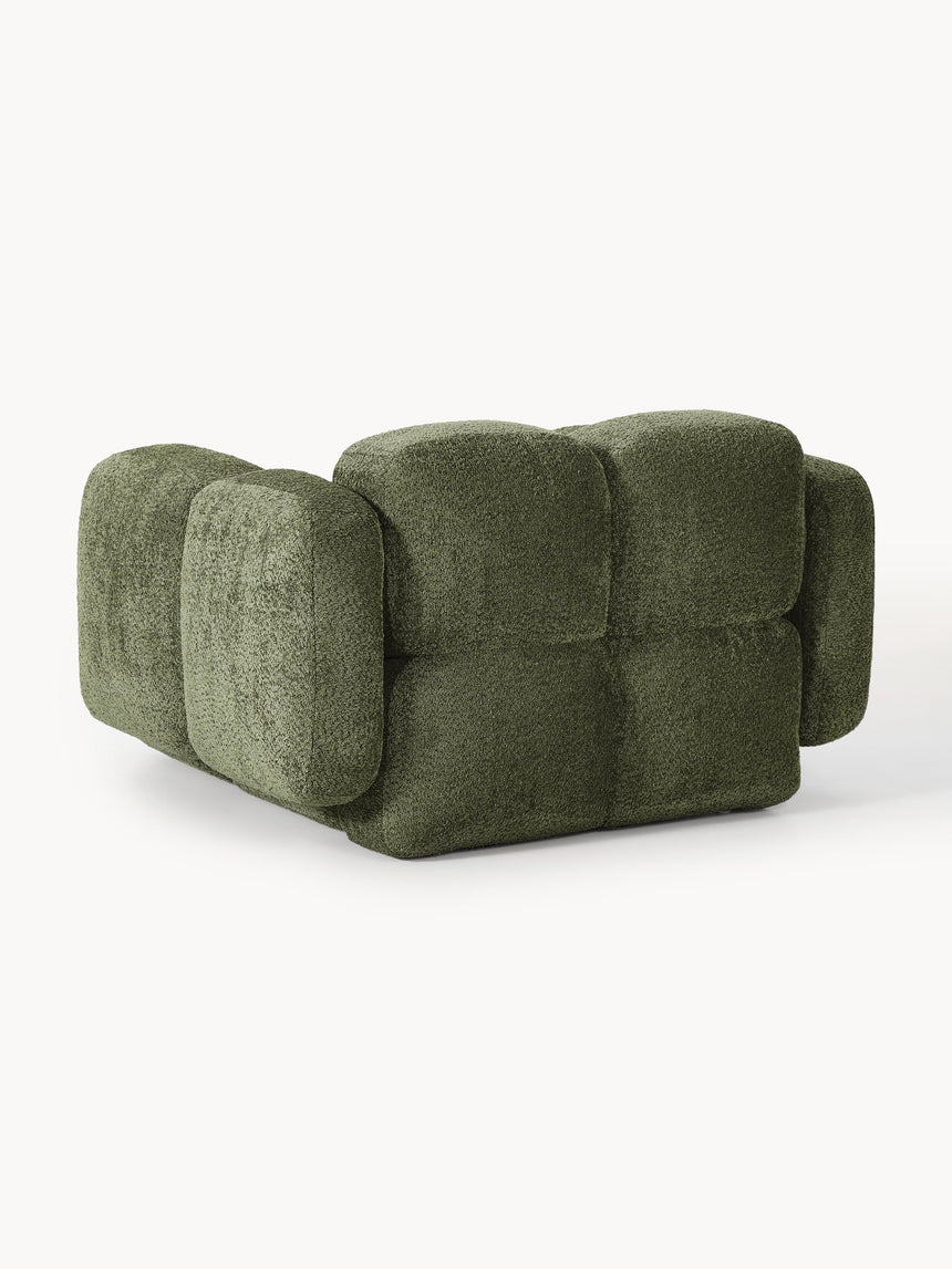 Bom Tekli Koltuk Yeşil Teddy