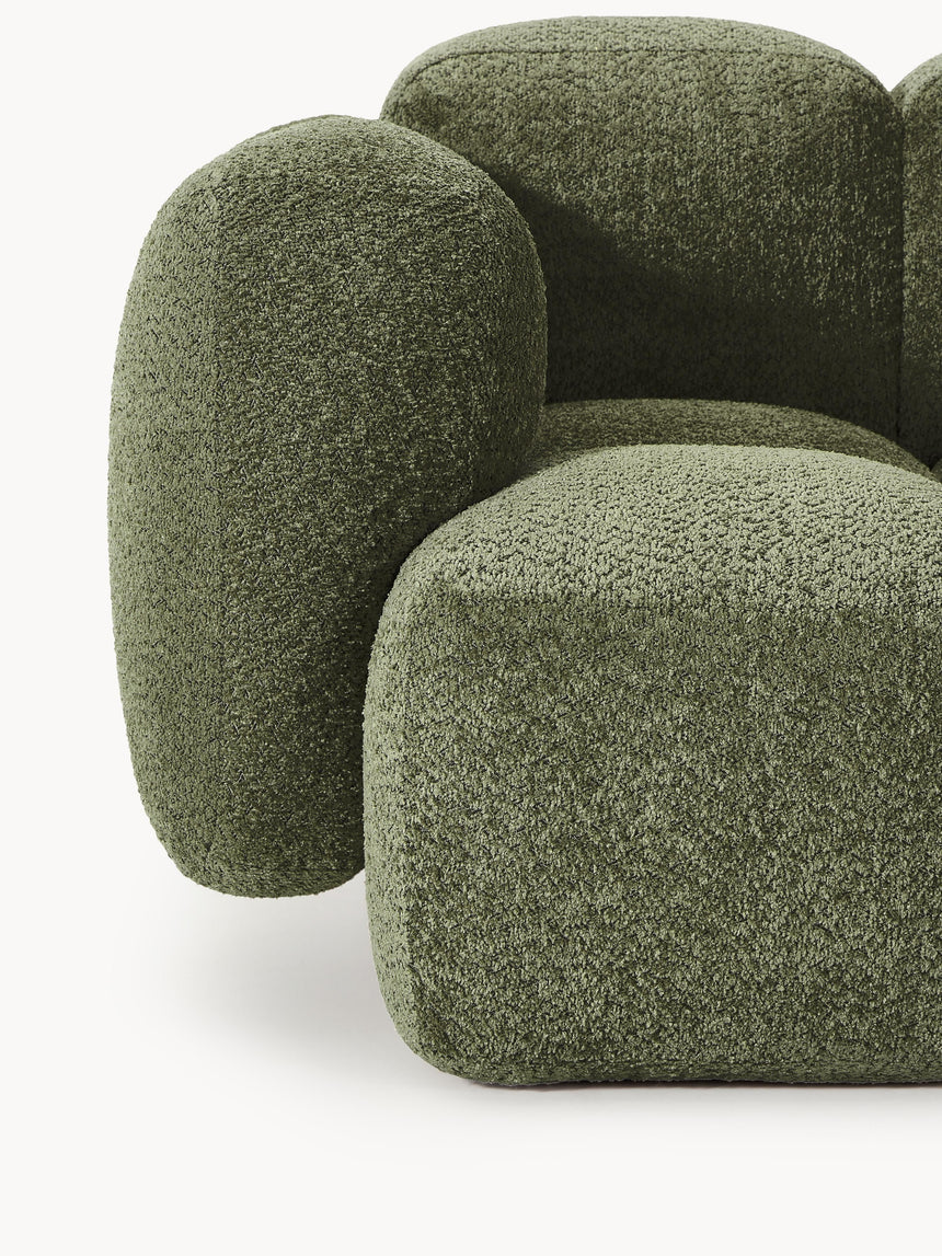 Bom Tekli Koltuk Yeşil Teddy